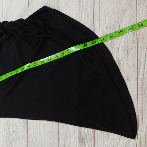 CACHE BODYCON ASYMMETRICAL RUCHED MINI DRESS VINTAGE - Picture 8 of 8